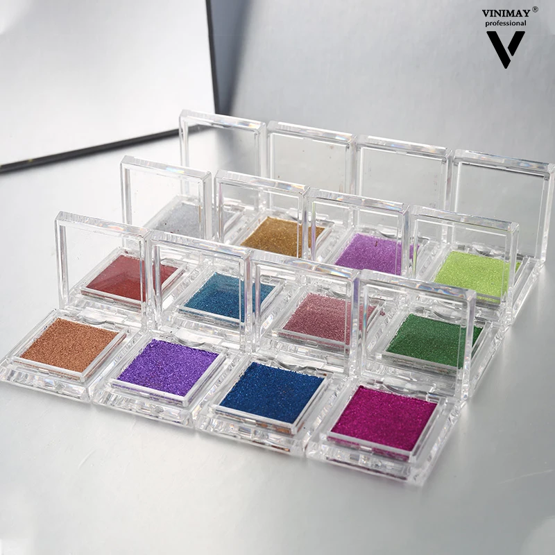 Nail Art Aurora Chalk Solid Powder Metallic Nail Glitter Holographics Phantom Mermaid Mirror Nail Art Decoration Tslm2
