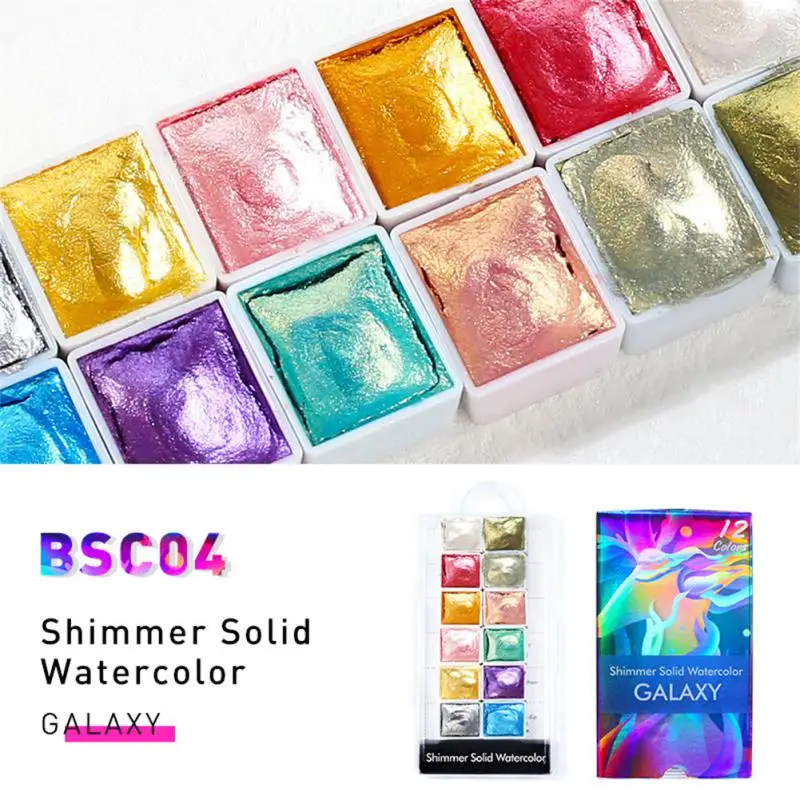 12Colors Nail Glitter Powder Holographics Laser Aurora Solid Mirror Nail Glitter Nails Uv Gel Polish Pigment Nail Art Decoration