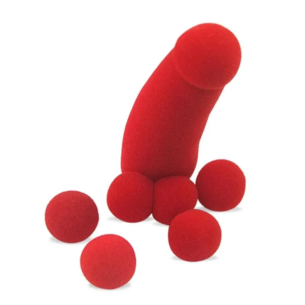 Red Sponge Balls Magic Trick Sponge Gadget Divertenti Gimmick Magic Red Sponge Mentalism Magic Prop Piccola Spugna Brother