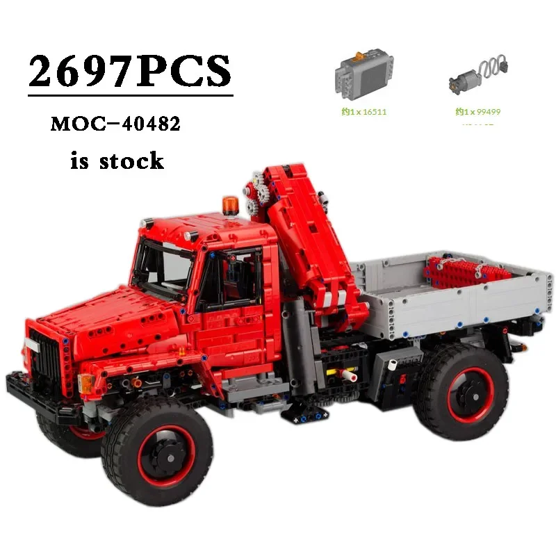 Modello 42082 E - Off Road Truck Moc-40482 Fuoristrada Veicolo Meccanico 2697 Pezzi Bambini Building Block Giocattolo Regalo Di Compleanno Per Bambini