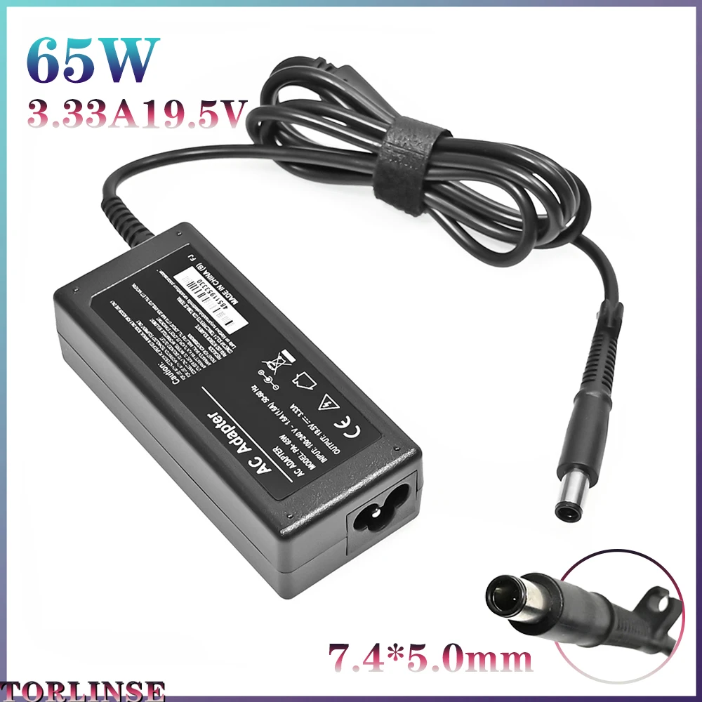 Caricabatterie Adattatore Di Alimentazione Ca Per Laptop 65W 19.5V 3.33A Per Hp Elitebook 810 G1 810 G2 820 G1 820 G2 840 G1 840 G2 850 G1 850 G2 Alim
