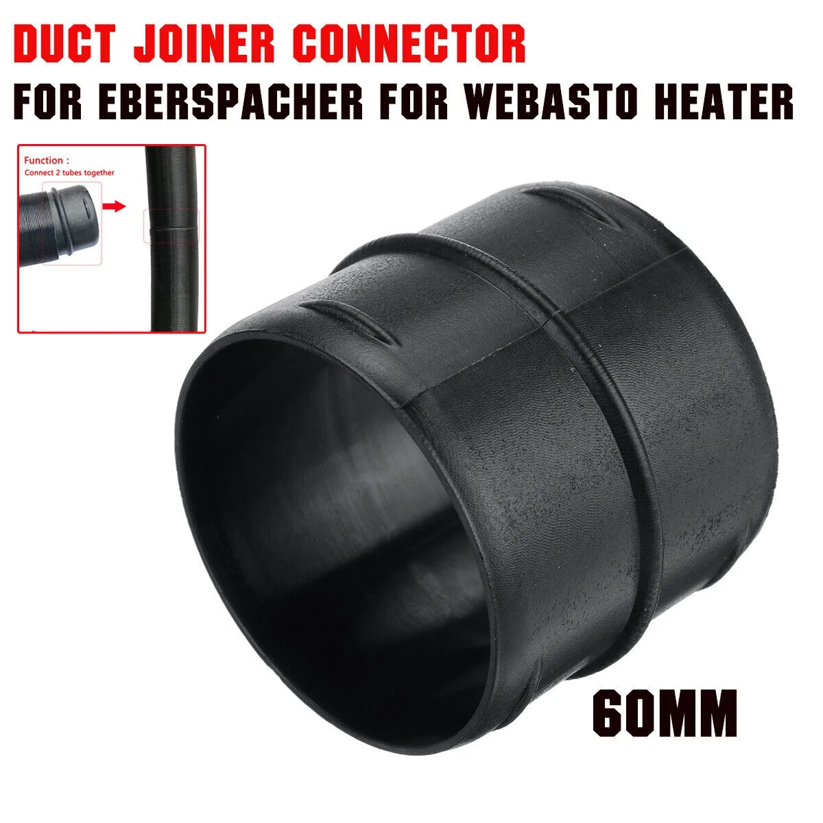 Tubo Connettore Joiner Condotto Da 60Mm Per Riscaldatore Webasto Eberspacher