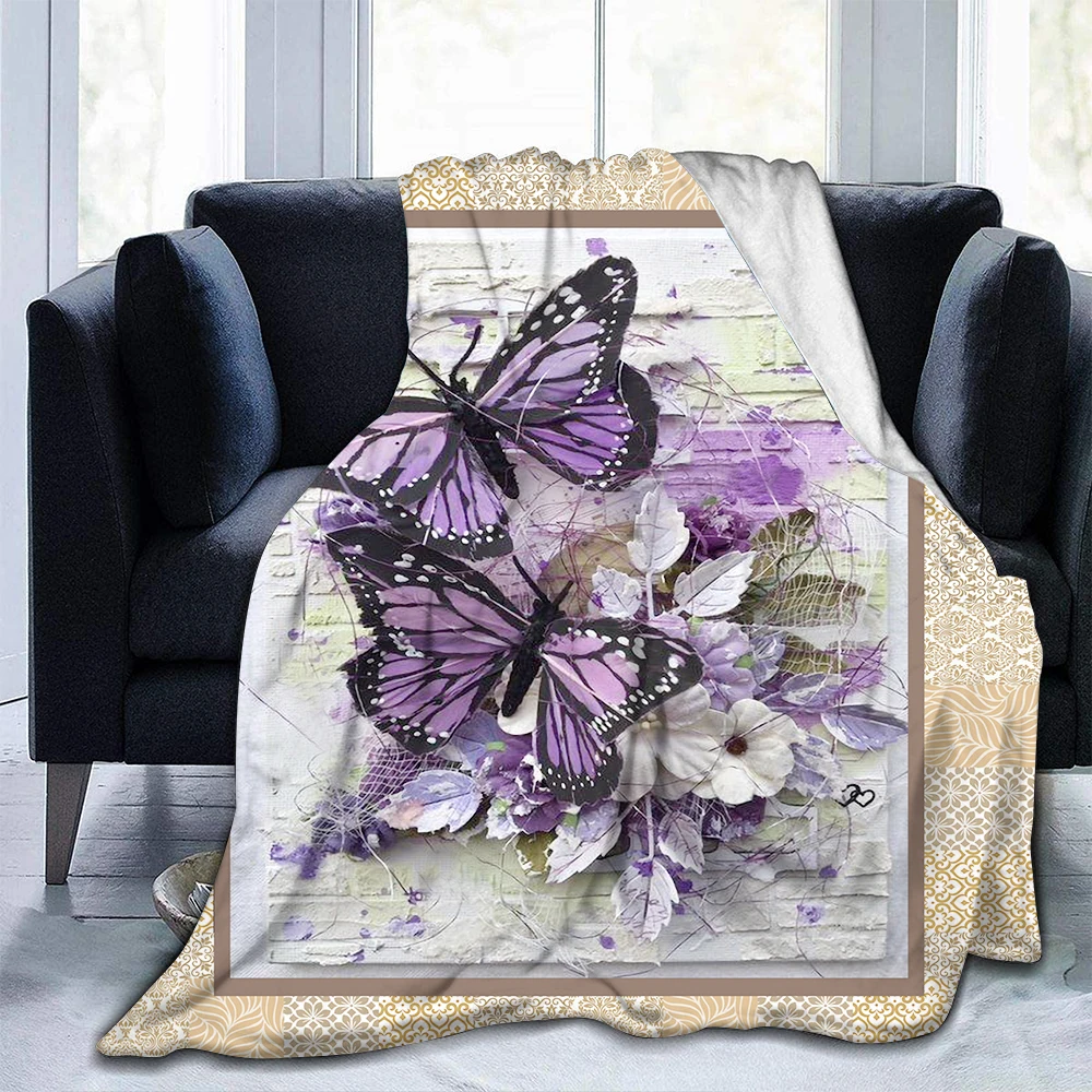 Schmetterling Decke Glatte Leichte Super Weiche Flanell Decke Fur Reisen Camping Geschenk Kid Erwachsene Alle Muslimume