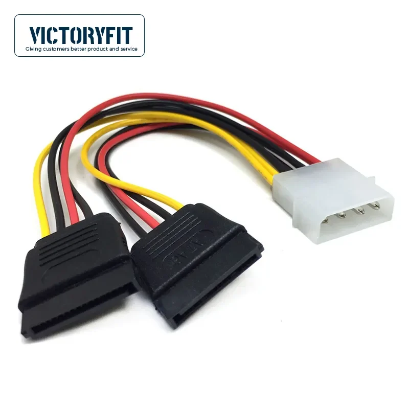 4 Pin Molex Ide A 2 Serial Ata Hard Driver Cavo Di Alimentazione Sata Y Splitter Dual Hard Drive-Disk Cavo Di Prolunga Connettore Adattatore