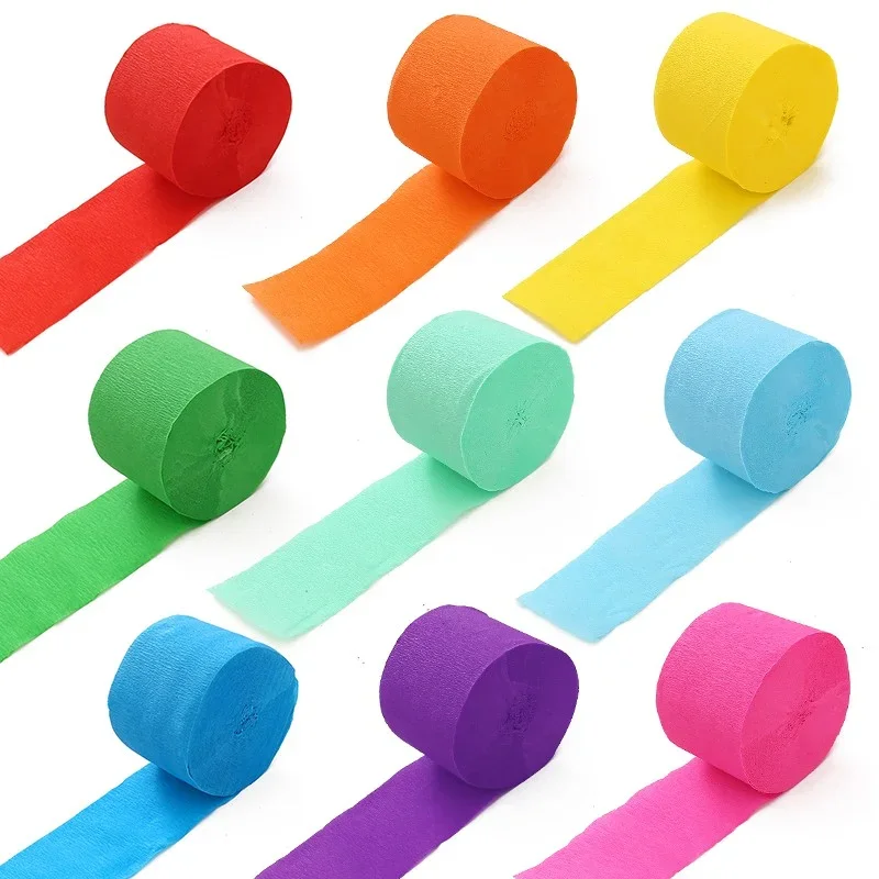 Carta Rugosa Colorata, Nastri, Palloncini, Nappe, Compleanni Per Bambini, Matrimoni, Celebrazioni Natalizie, Backgrou Del Capodanno Cinese