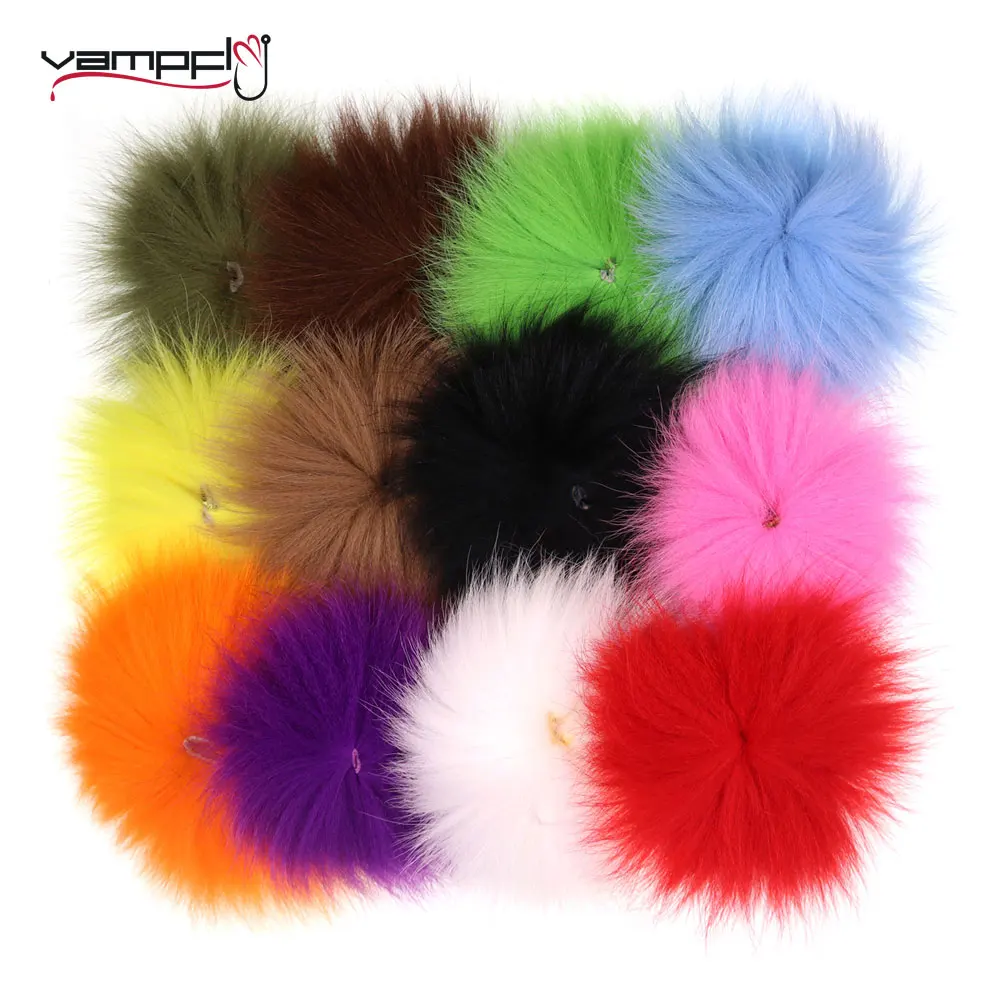 Vampfly Arctic Fox Tail Fur Hair Fly Leging Materiale Per Legare Salmone Steelhead Tube Fly Jig Streamer Mosche Tail Wing Materials