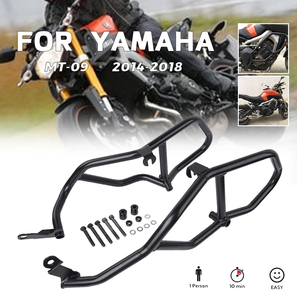 For Yamaha Mt-09Tracer Mt09 Tracer 2014-2018 Motorcycle Engine Crash Bar Motorcycle Engine Bumper Protection Frame Kit