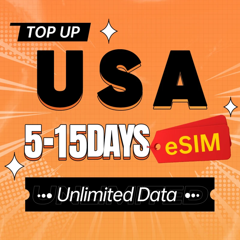 [5-15Days] Solo Dati Della Carta Sim Illimitata Prepagata Usa Nessuna Chiamata E Sms