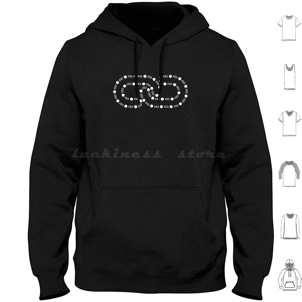 Block Chain Hoodie Cotton Manica Lunga Block Chain Bitcoin Block Crypto Chain Money Cryptocurrency Ethereum Visionone