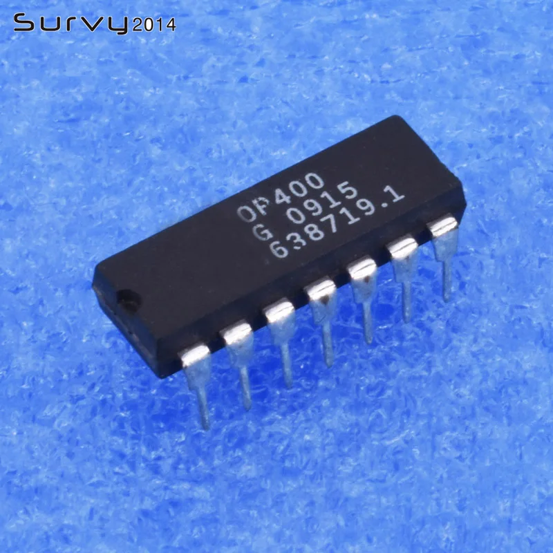 1/5 Pz Op400G Op400 Dip14 Dispositivi Analogici Quad Low-Offset, Low Power Op Amp Us Elettronica Fai Da Te