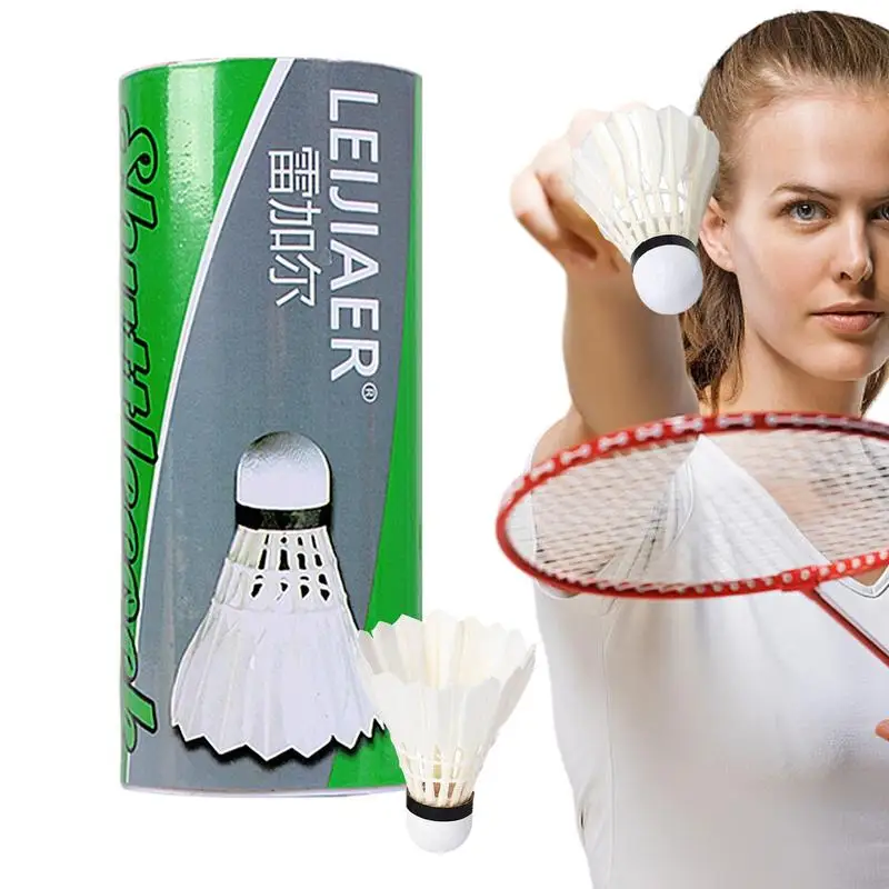 Palla Da Badminton Piuma D'Anatra Palla Da Badminton Ad Alta Velocità Stabilità E Durata Set Di Navetta Da Badminton Accessori Da Badminton