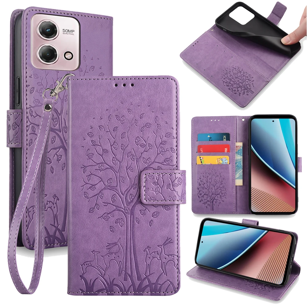Custodia A Portafoglio In Pelle Di Lusso Per Motorola G Stylus G Play G 5G Plus G Power G Play 2023 Custodia Magnetica Con Cinturino Per Slot Per Sche