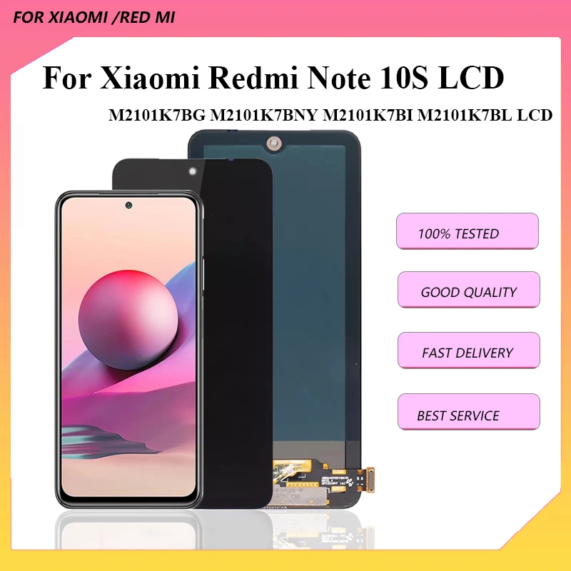 Per Xiaomi Redmi Note 10S Display Screen Touch Digitize Assembly Per Muslimexmuslimah Lcd