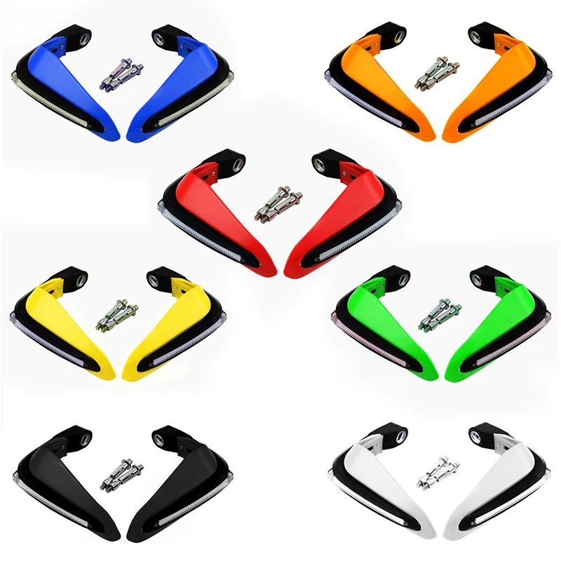 Universale Moto Led Light Manubrio Paramani Moto Motocross Protezioni Per Ktm 1290 Super Adventure 50Cc 520 525Exc