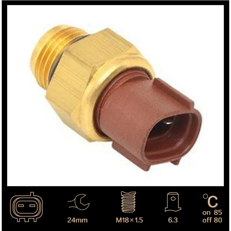 Interruttore Del Sensore Termico Della Ventola Del Radiatore Del Liquido Di Raffreddamento Per Suzuki An400 An650 Burgman 400 650 2003-2016 Sv650 03-0