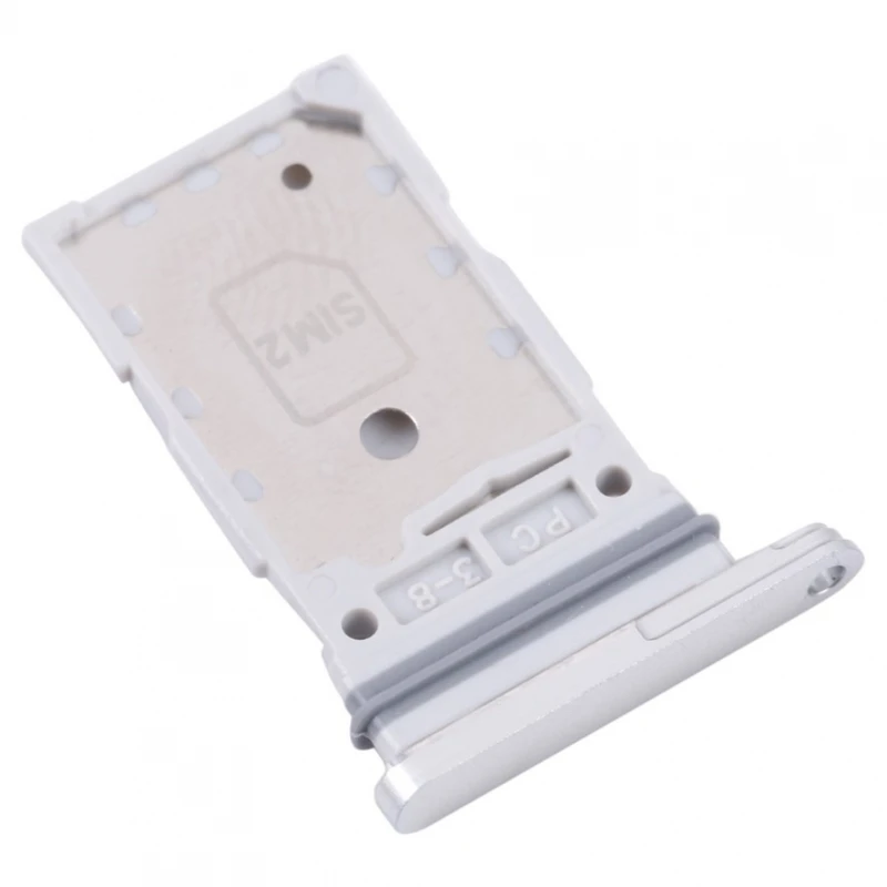 Vassoio Sim Compatibile Per Samsung Galaxy S21 Fe White Side Card White # Samsung Galaxy S21 Fe 5G (Sm-G990B, Sm-G990E, Sm-G990N, Sm-G990U, Sm-G990U1,
