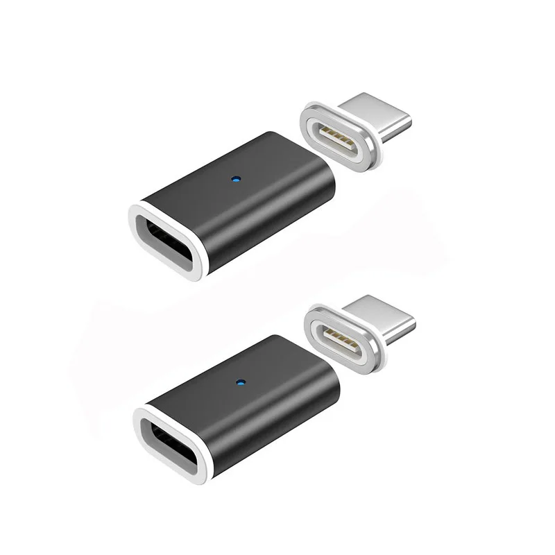 Adattatore Magnetico Da Usb C A Usb C, Samsung Galaxy S22 +, S21 Ultra, Galaxy Tab A7 Lite, Galaxy S20, Caricatore Magnetico