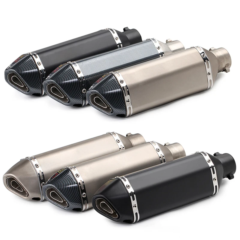 Marmitta Moto Scarico Db Killer 51Mm 61Mm Escape Moto Per Honda Cb500 Yamaha Dt 50 Honda Cb650R Yamaha Vino Yamaha R2007