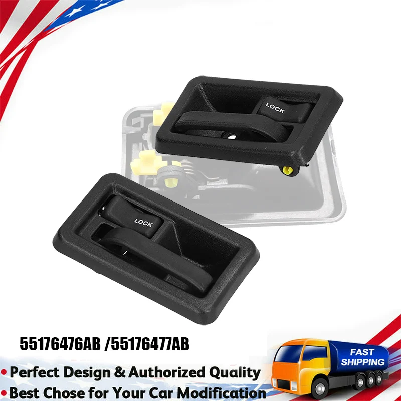 Maniglie Interne Interne Per Porte Interne Per Porte Interne Sinistra E Destra 55176476Ab 55176477Ab Per Jeep Wrangler Yj Tj 1987-2004