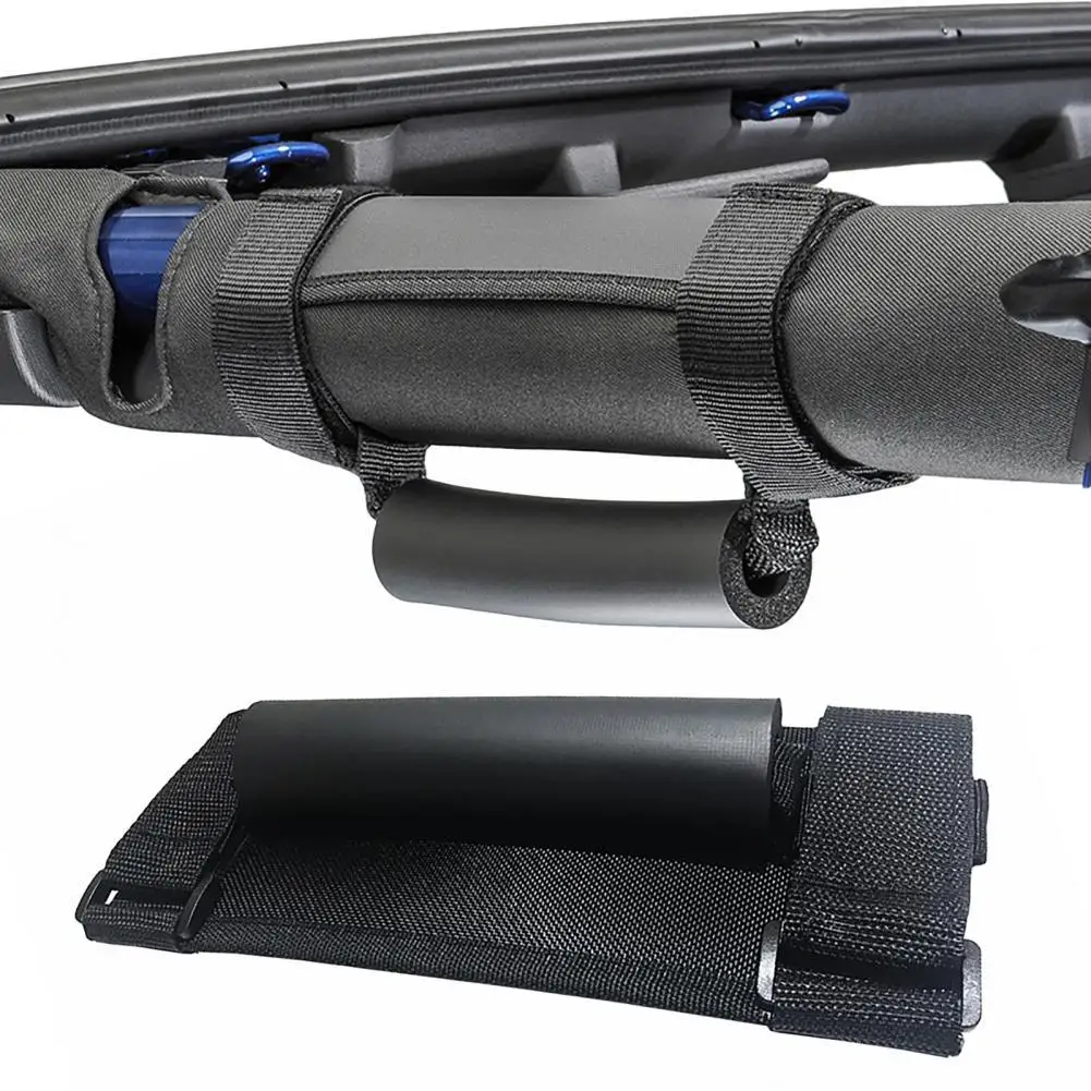 Roof Armrest Comfortable Grip Non-Slip Sponge Detachable Car Roll Bar Grab Handle Safety Grip Handle For Jeep-Wrangler