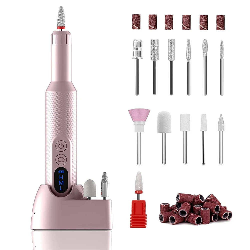 Fresa Per Unghie Professionale Trapano Elettrico Per Unghie Senza Fili Fresa Per Lima Per Unghie Ricaricabile Per Strumenti Per Unghie Levigatrice Per