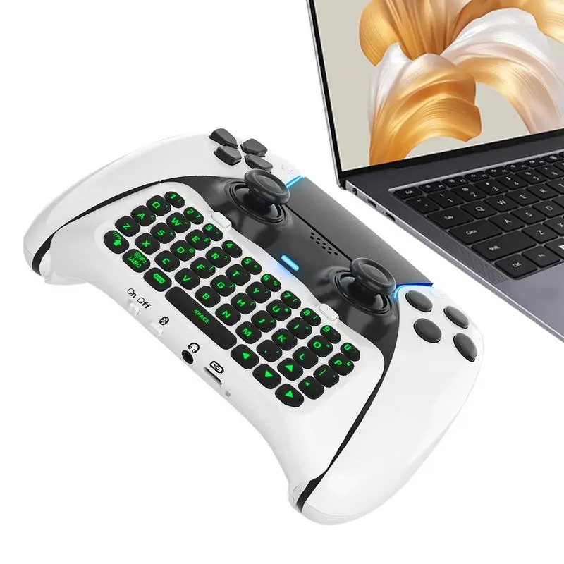 Tastiera Per Controller Ps5 Controller Per Tastiera Wireless Mini Tastiera Wireless Portatile Mini Tastiera Ergonomica Per Montaggio Su Gamepad Per