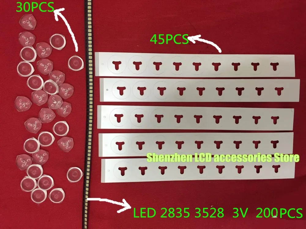 275 Pezzi/Lotto Retroilluminazione A Led 1210 3528 2835 3V Per Lg 32 Pollici Tv Lcd Lg 32 Pollici Lcd Tv 6916L-1204A 1205A 1105 1205