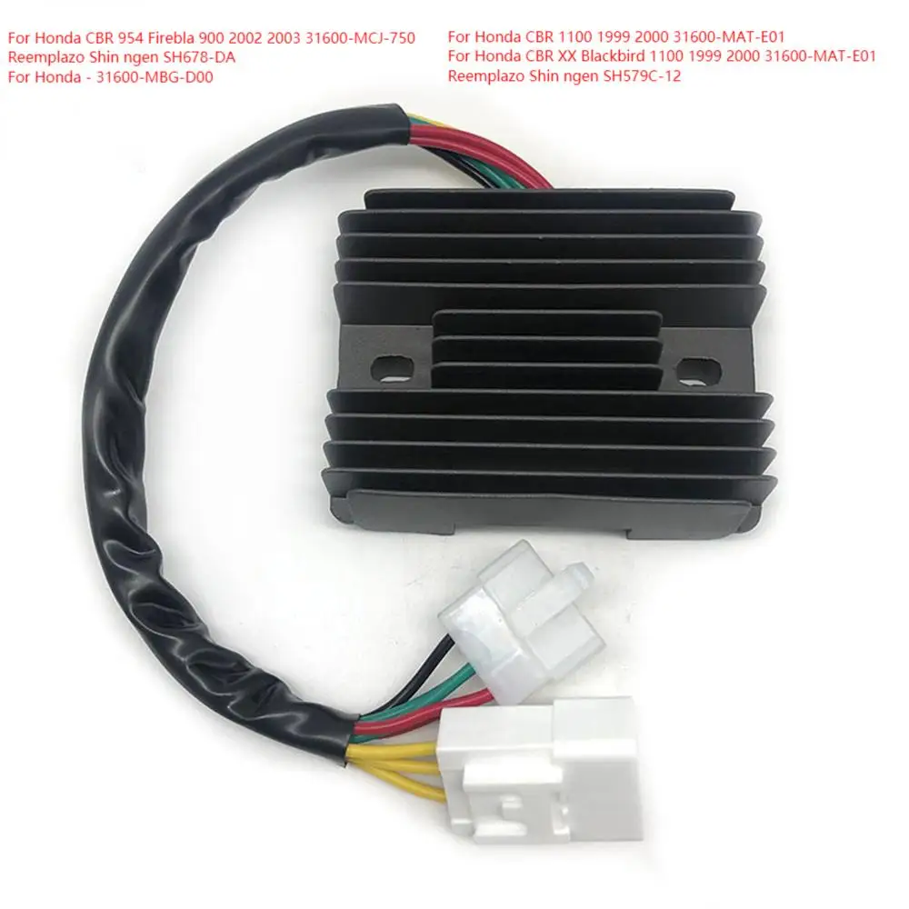 Regolatore Motore Raddrizzatore Tensione Per Honda Cbr 954 Firebla 900 Cbr 1100 Xx Blackbird 1100 Muslimate Sh678-Da Sh579C-12