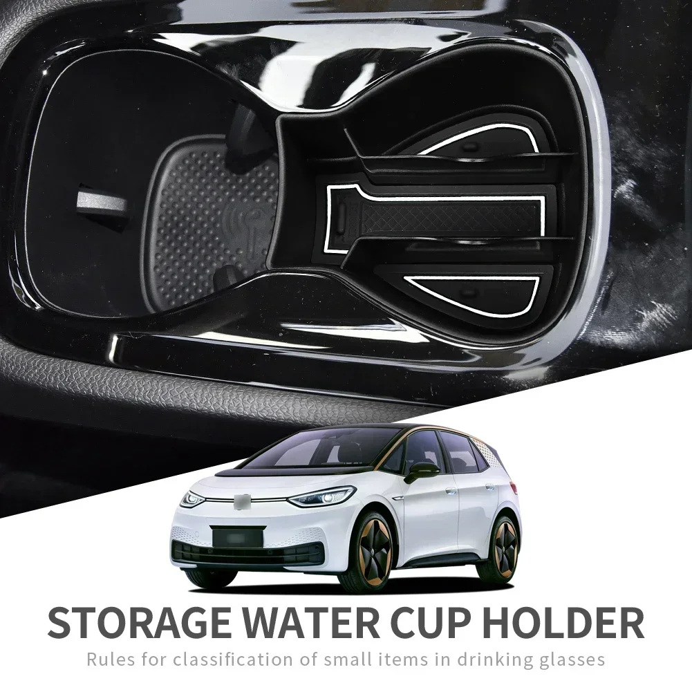 Portabicchieri Antiscivolo Antiurto Per Vw Id.3 Id3 Id 3 Portabicchieri Scatola Portaoggetti Accessori Per Portabicchieri