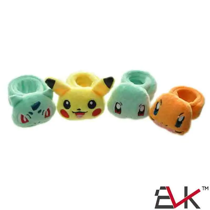 Pokemon Peluche Braccialetto Pikachu Genie Turtle Doll 1.5Mm Cristallo Super Soft Pop Circle Holiday Dress Up Regali Di Compleanno