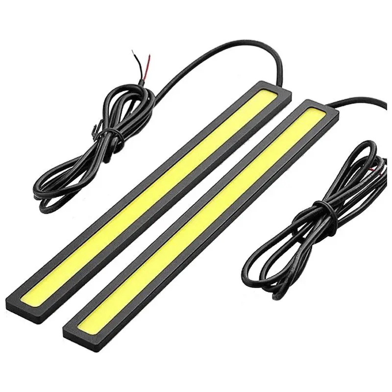 2 X Impermeabile Super Bright Car Drl Fendinebbia Cob Led Light
