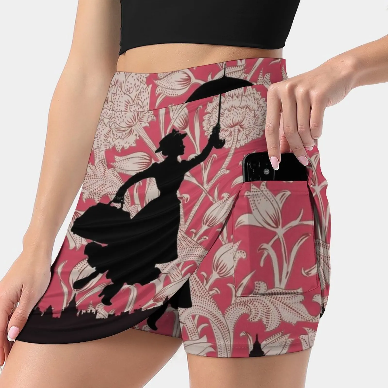Mary Poppins Gonne Donna Moda 2022 Pantalone Minigonne Ufficio Gonna Corta Mary Poppins Silhouette Libro Musicale Libro