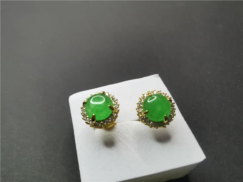 Koraba  Womens Emerald Earrings  Earring Charms  925 Earrings Jade Earrings  42121