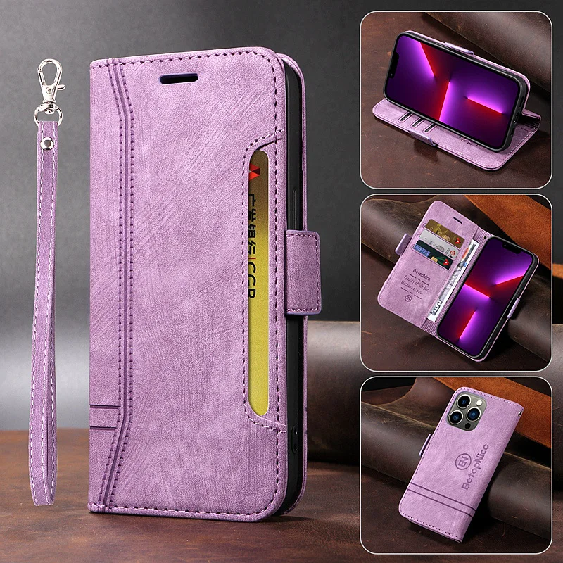 Case For Honor 50 Honor 50 Lite Honor 50 Se Honor 50 Pro Pu Leather Card Slots Flip Cover For Honor X7 X8 X9 Case Wallet