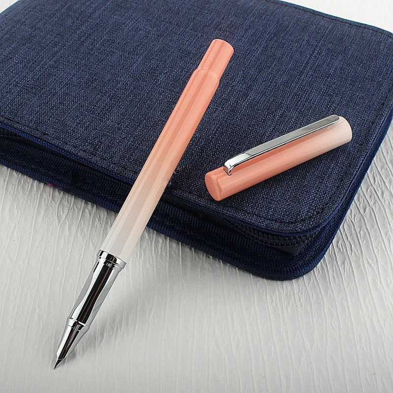 New Student Luxury 5067 Penna Stilografica In Metallo Serie Bella 0.38Mm Ef F Nib Penne Classiche Regalo Forniture Per Ufficio