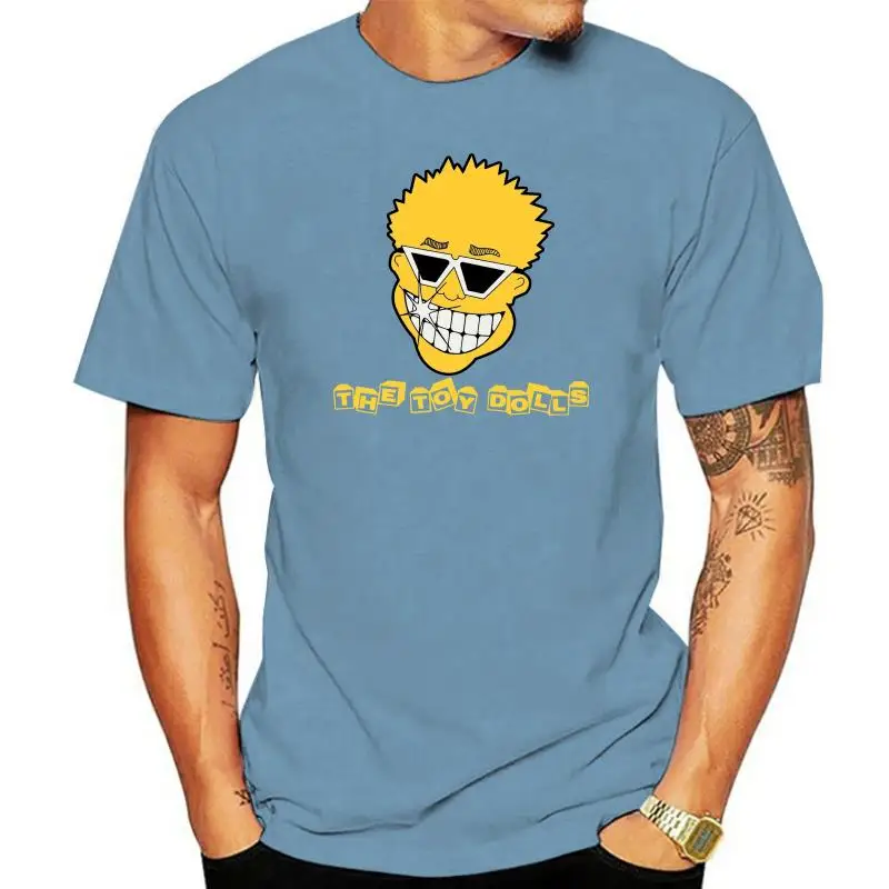 The Toy Dolls Smiley Face Punk Gbh Sham69 Uk Subs The Adices New Black T Shirt Fashion 100% Cotton T Shirt Fashion