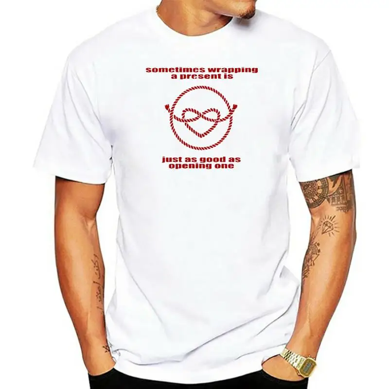 T-Shirt Per Uomo Che Avvolge Un Regalo Con Testo 100% Cotone T-Shirt Girocollo Sottomesso Prevalente Sottomesso Master Sexy Sub Clothes