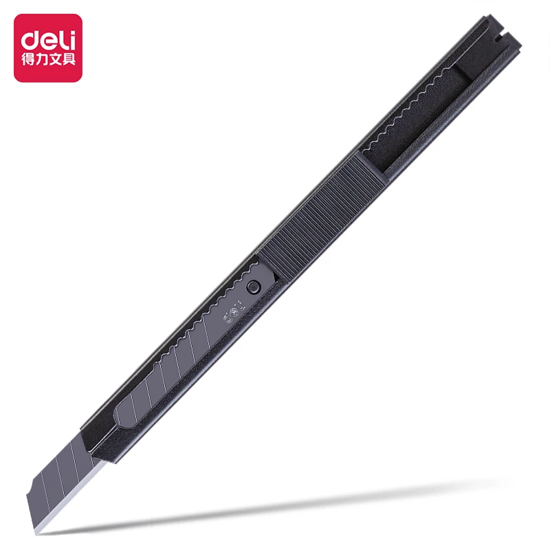 1 Pz Deli Td202 Auto- Lock Art Utility Knife Pen Knife Express Box Knife Paper Cutter Craft Wrapping Cancelleria