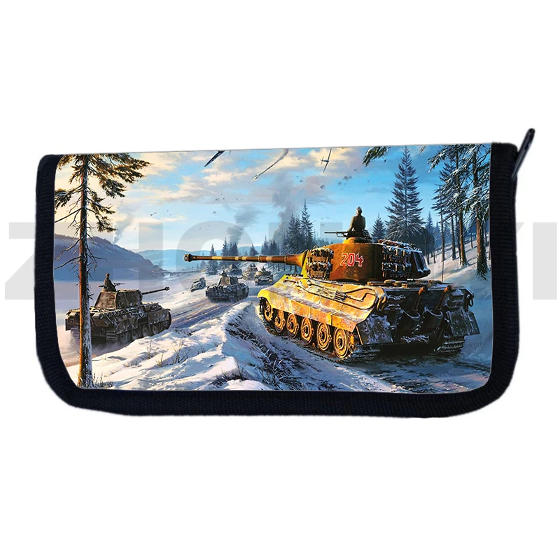Portafoglio 3D World Of Tanks Per Uomo Anime Gerand Tanks Borse Per Le Donne War Thunder Clutch Purse Cute Wallet For Girls Portamonete