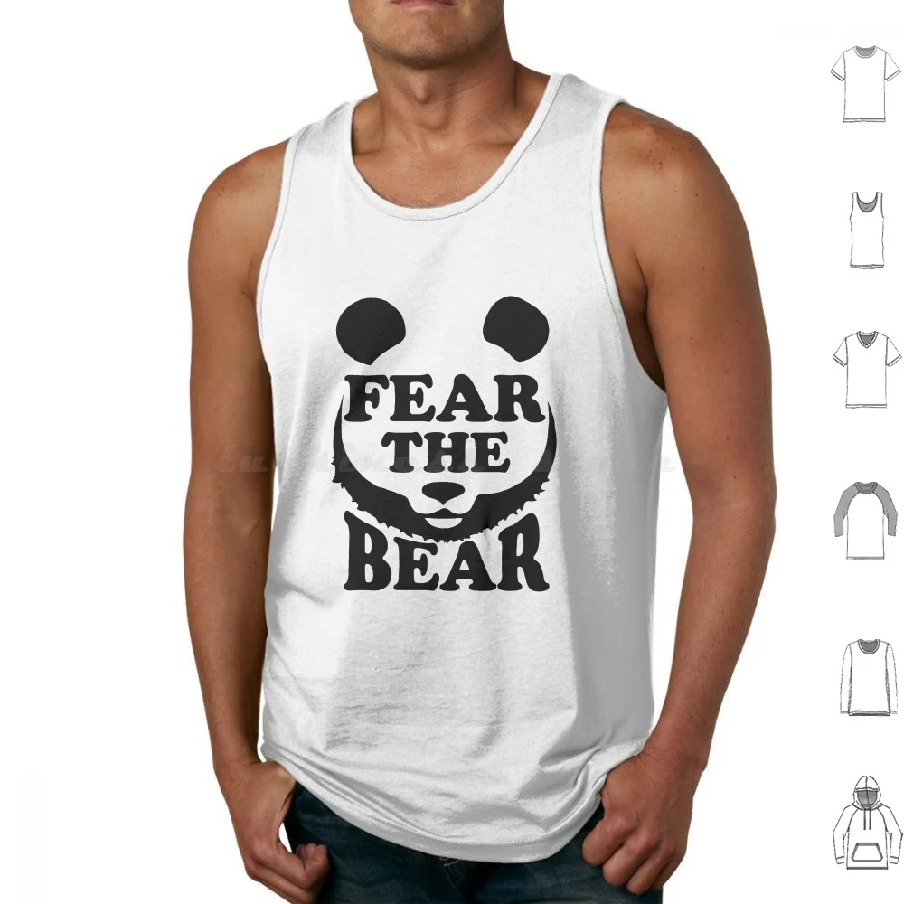Fear The Bear-Sf Giants Canotte Stampa Cotone San Francisco Sf Giants World Series Baseball Pablo Sandoval Panda Brian