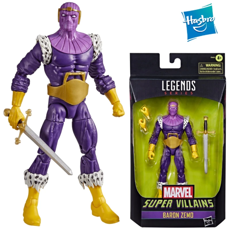 In Magazzino Batteria Marvel Legends Series Baron Zemo Action Figure Giocattolo Da Collezione In Scala Da 6 Pollici