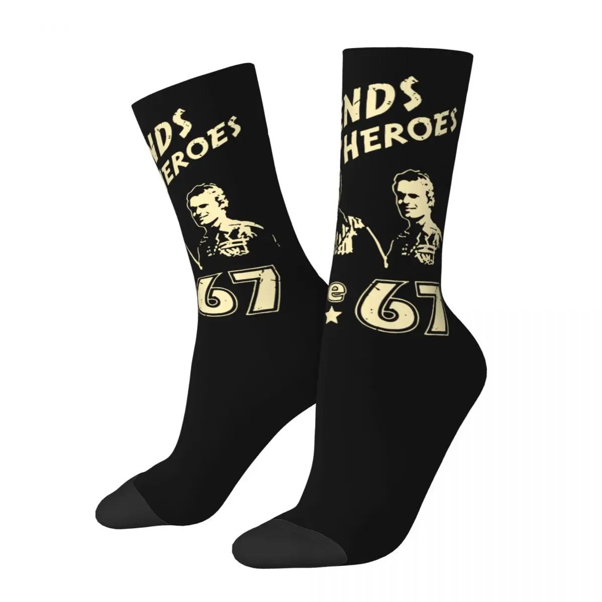 Bud Spencer Legends And Hero Since 67 Calzini Uomo Donna Funny Happy Terence Hill Socks Primavera Estate Autunno Inverno Calzini Regali