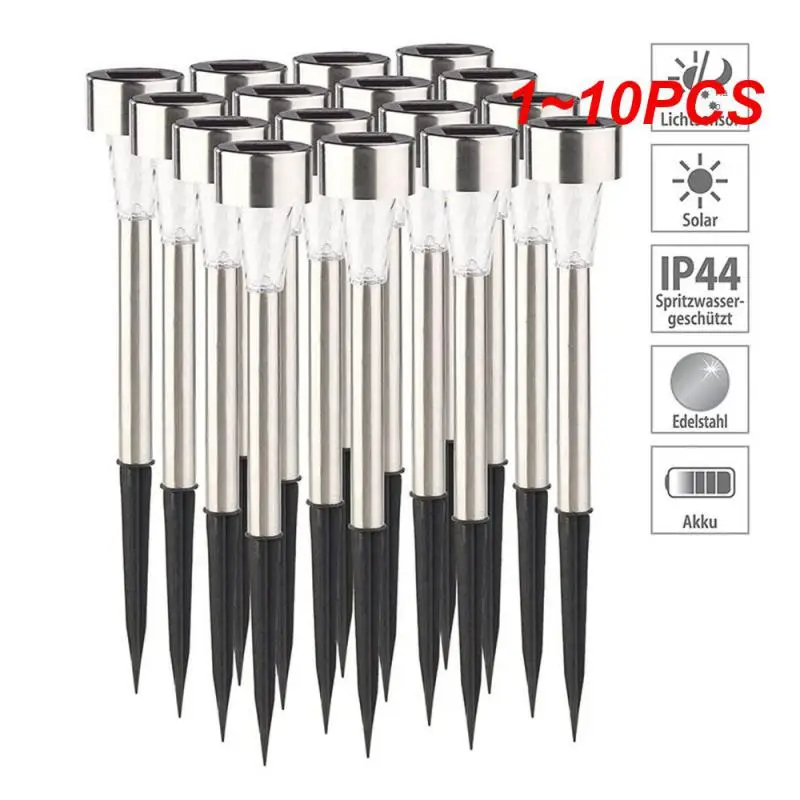 1 ~ 10Pcs 12Pack Solar Garden Light Outdoor Solar Powered Lamp Lanter Illuminazione Paesaggistica Impermeabile Per Pathway Patio Yard Lawn