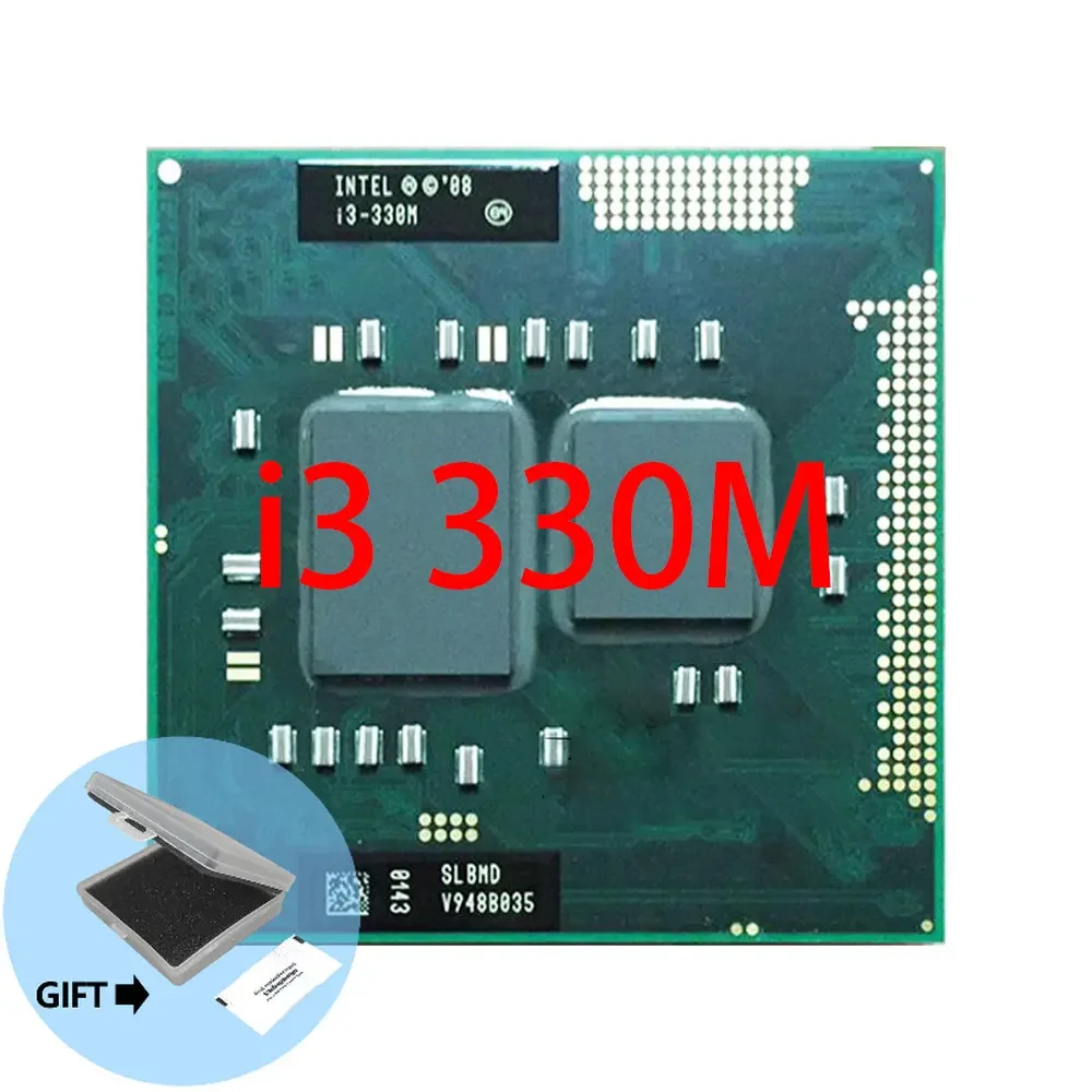 Intel Core I3-330M I3 330M Slbmd Slbvt 2.1 Ghz Processore Cpu Quad-Thread Dual-Core 3M 35W Socket G1 / Rpga988A