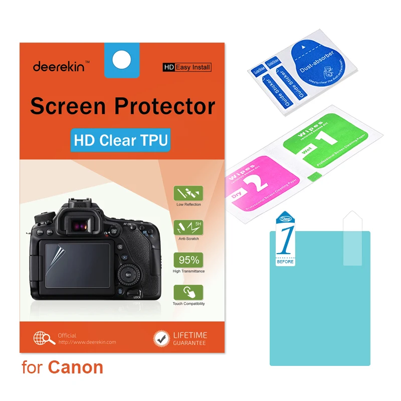 Deerekin Hd Tpu Screen Protector Per Canon Powershot G12 G11 Fotocamera Digitale