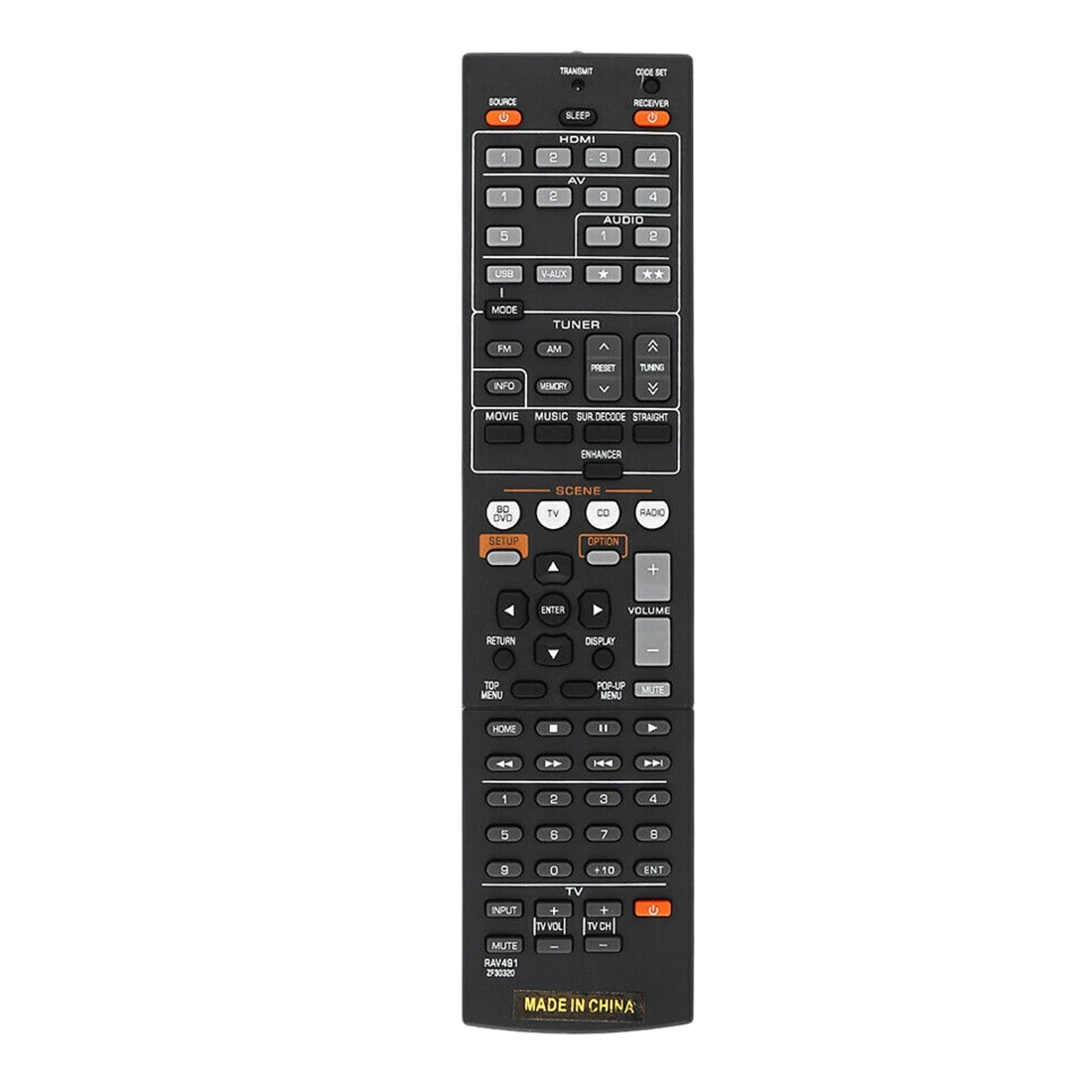 Telecomando Rav491 Per Ricevitore Av Yamaha Zf30320/Rav494 /Rx-V47