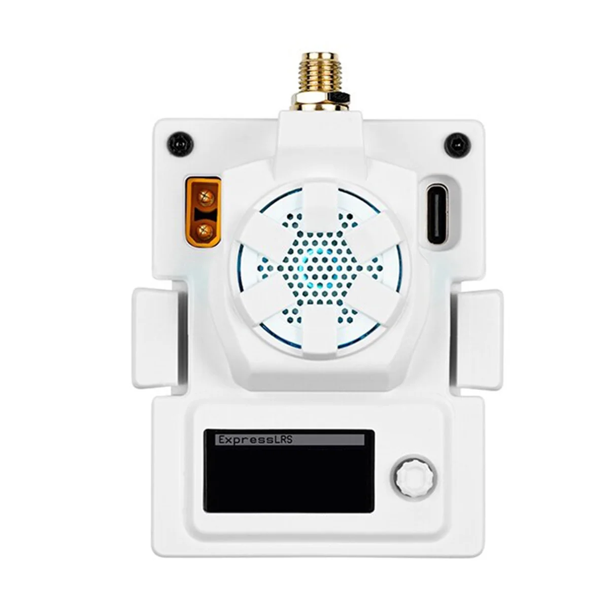 Per Elrs Mini Tx Module 2.4G 915Mhz Schermo Oled Ventola Di Raffreddamento Integrata Per Tx16S Tx12 X9D Plus Q X7 Futaba 2.4G