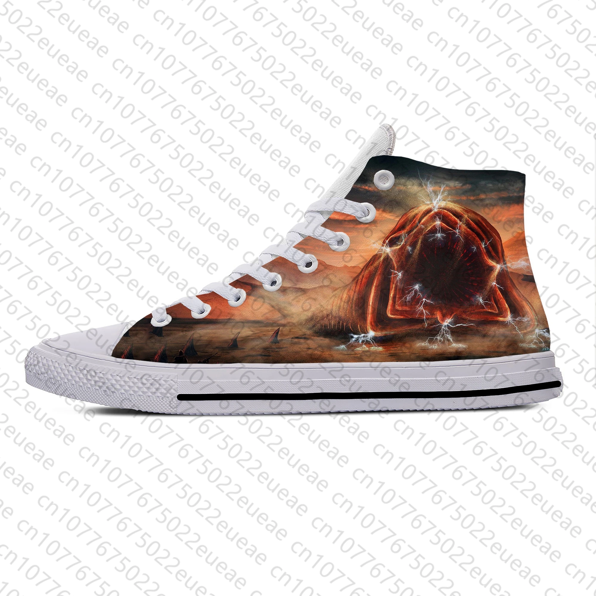 Anime Cartoon Comic Manga Dune Frank Gonna Cool Casual Scarpe Di Stoffa High Top Leggero Traspirante Stampa 3D Uomo Donna Sneakers