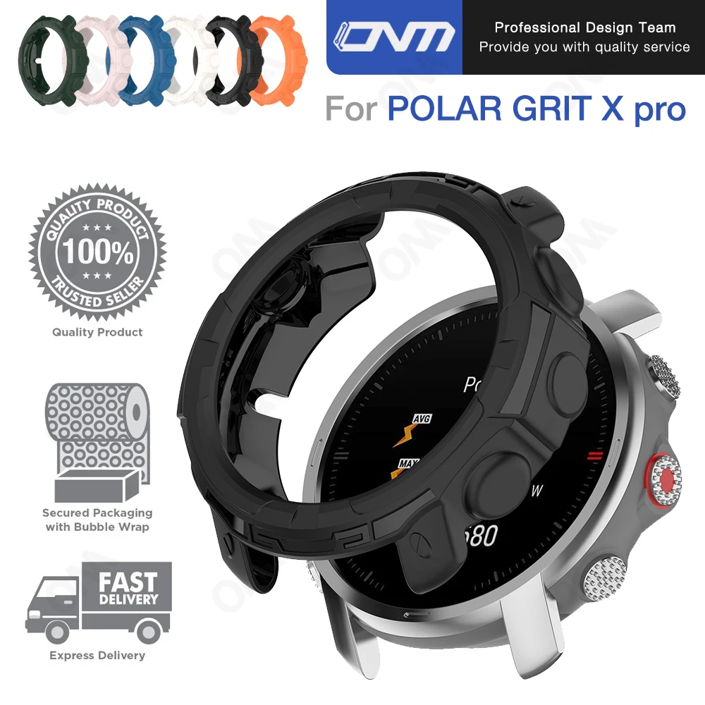 Custodia Protettiva Per Polar Grit X Pro Custodia Protettiva Antiurto In Silicone Morbido Smart Watch Custodia Protettiva Infrangibile Per Grana X