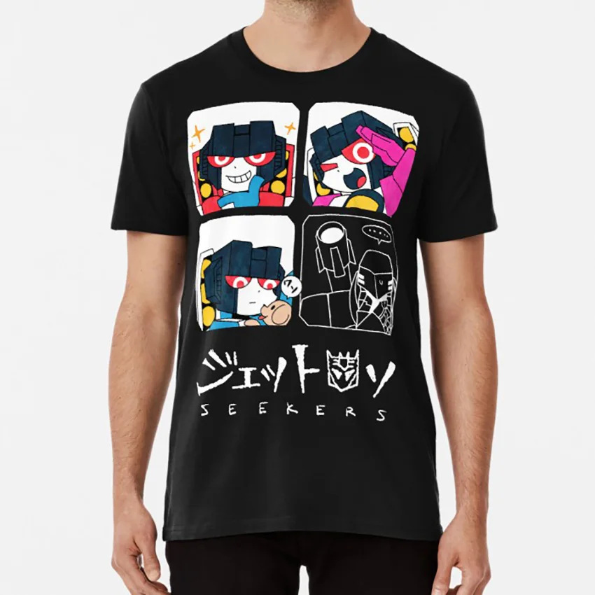 Cercaers T Shirt Sealers Starscream Skywarp Thundercracker Decepticon